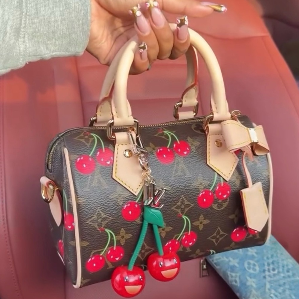 Cherry Bag charm! CHARM ONLY!